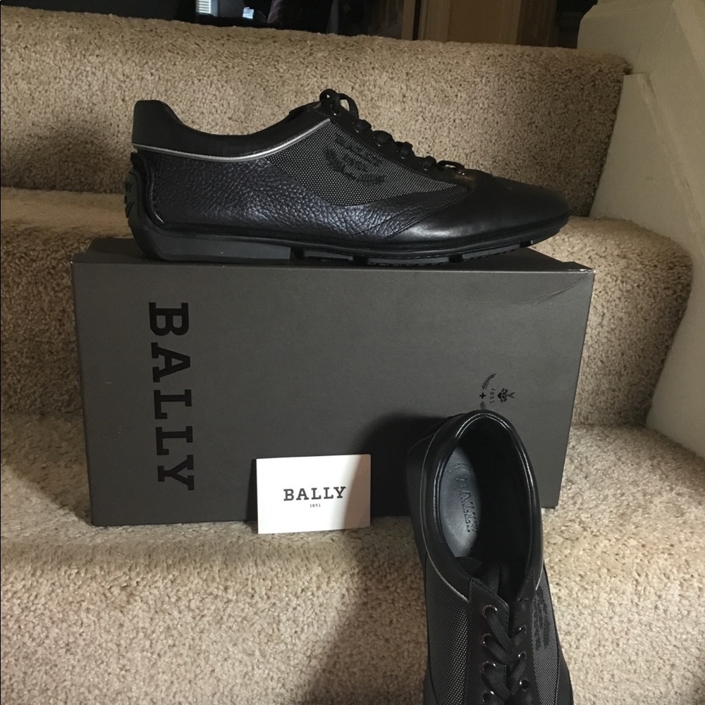 NEW Bally Mens Black “Olivado” Shoe Sz 12
